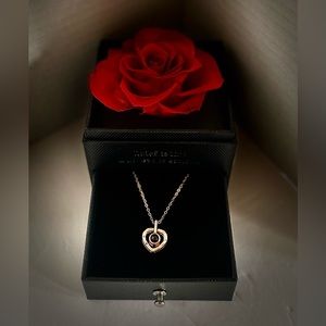 Eternal Rose Gift with Necklace